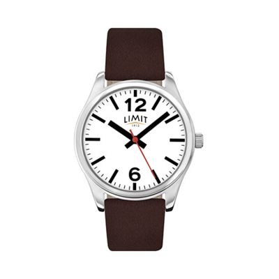 Men's brown strap watch 5629.02